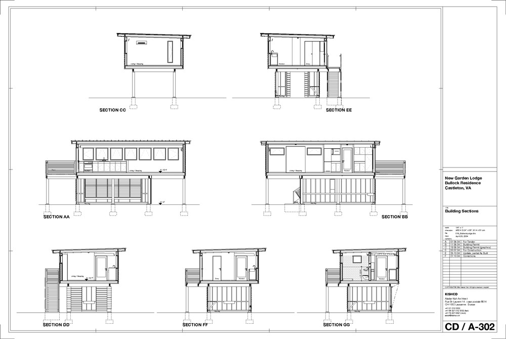 Garden Lodge Elevations