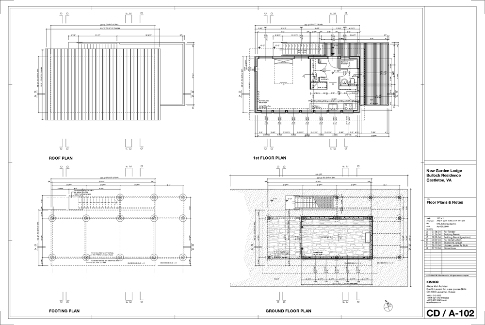 Garden Lodge Plans